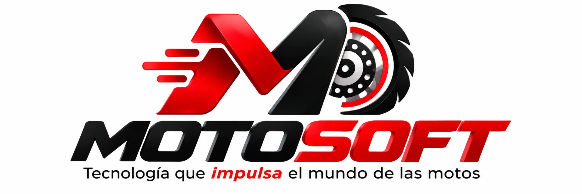 MOTOSOFT — mascota, logo y eslogan